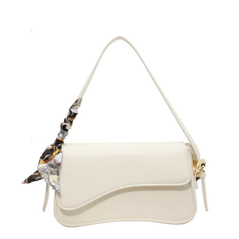 Textured Wave Shoulder Crossbody Bag for Women, Adjustable Strap, Square Design